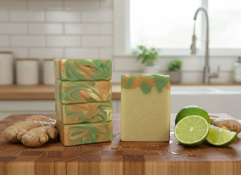 Ginger Lime Goat Milk Soap