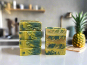 Pineapple Cilantro Goat Milk Soap