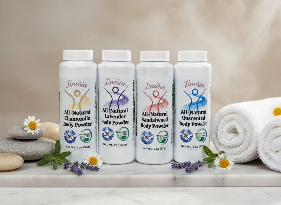 All Natural Baby & Dusting Powder – Linaria Handcrafted Soaps