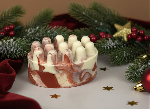 Candy Cane Coconut Milk Soap